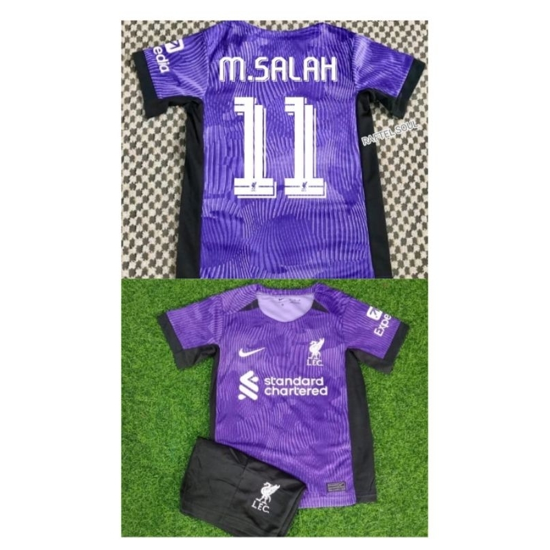 JERSEY BAJU BOLA ANAK LIVERPOOL 3RD KIDS 2023/2024 GRADE ORI
