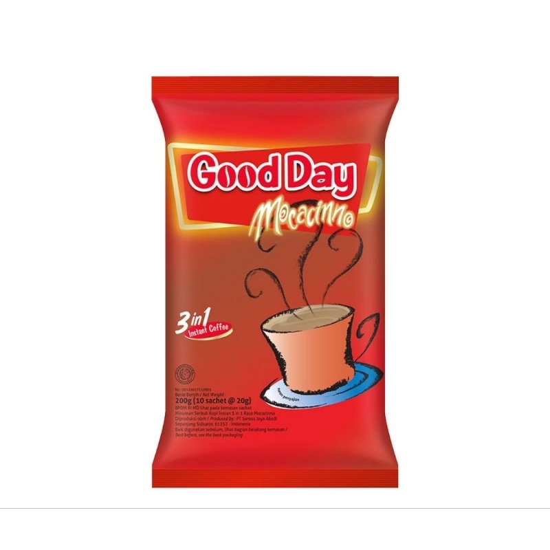 

Kopi Good Day 3 in 1 mocacinno 10 x 20 gr
