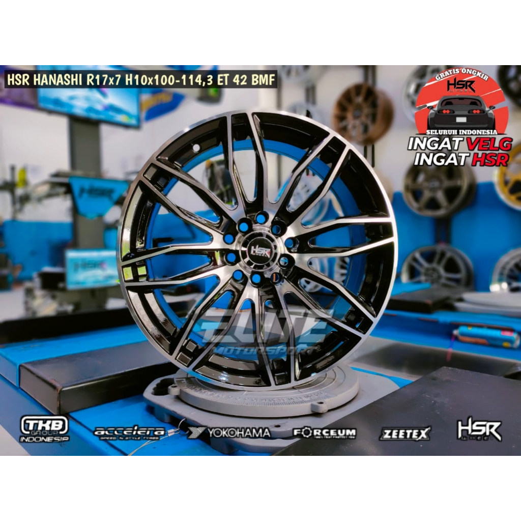 Velg mobil CRV HRV Terios Rush Innova R17 Lubang 5 - VELG HSR HANASHI
