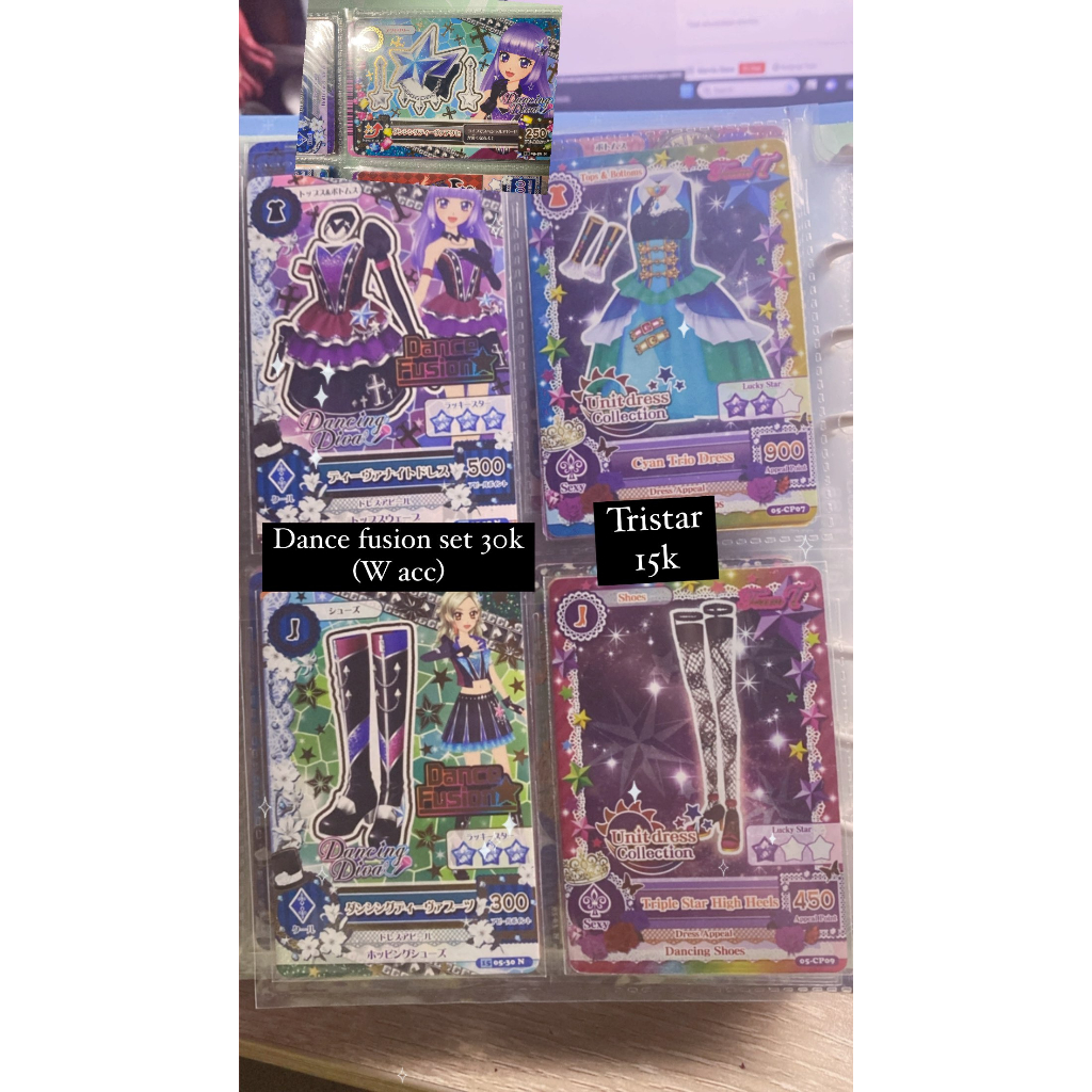 Aikatsu tristar dancing diva set campaign