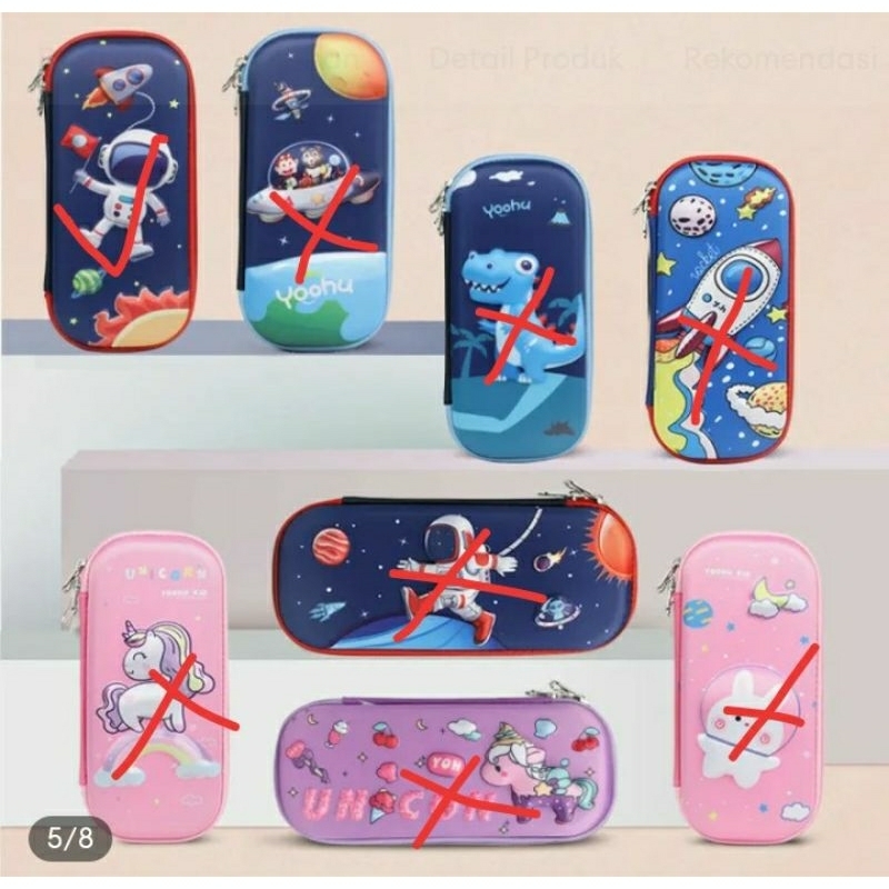 

Tempat Pensil Anak Karakter 3D