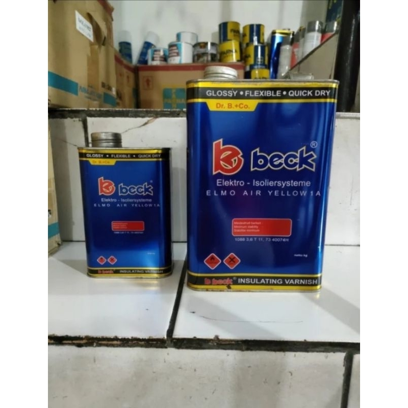 INSULATING VARNISH SIRLAK MERK DR BECK,( 500  Ml ) GULUNGAN PELAPIS DINAMO
