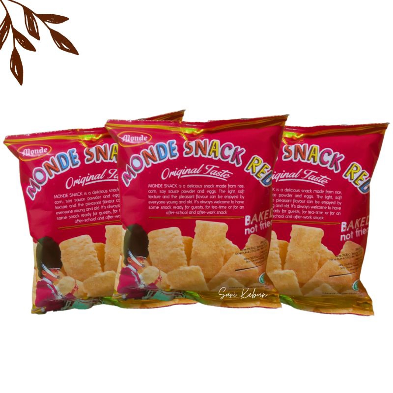 

Monde Snack Red Paket 3 Pcs