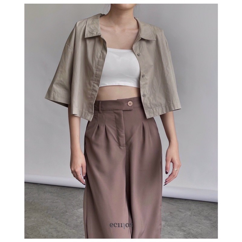 preloved ecinos - giselle crop top