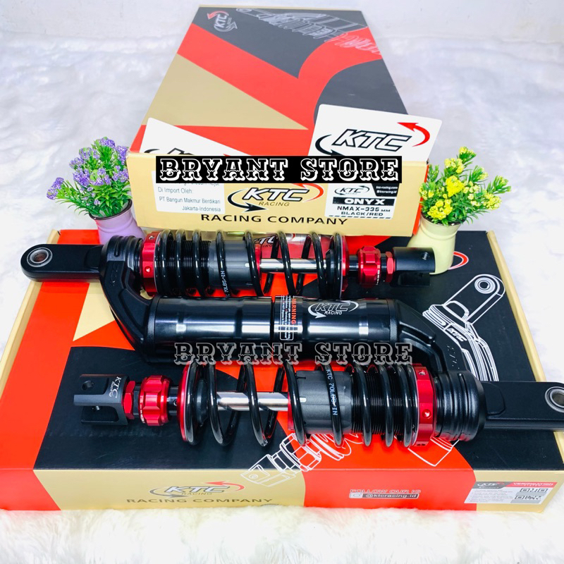 SHOCK BREAKER KTC ONYX SERIES NEW 2023 305MM 335MM 350MM 365MM TABUNG ATAS ORIGINAL SHOCKBREAKER NMAX OLD NEW AEROX PCX 150 PCX 160 XMAX