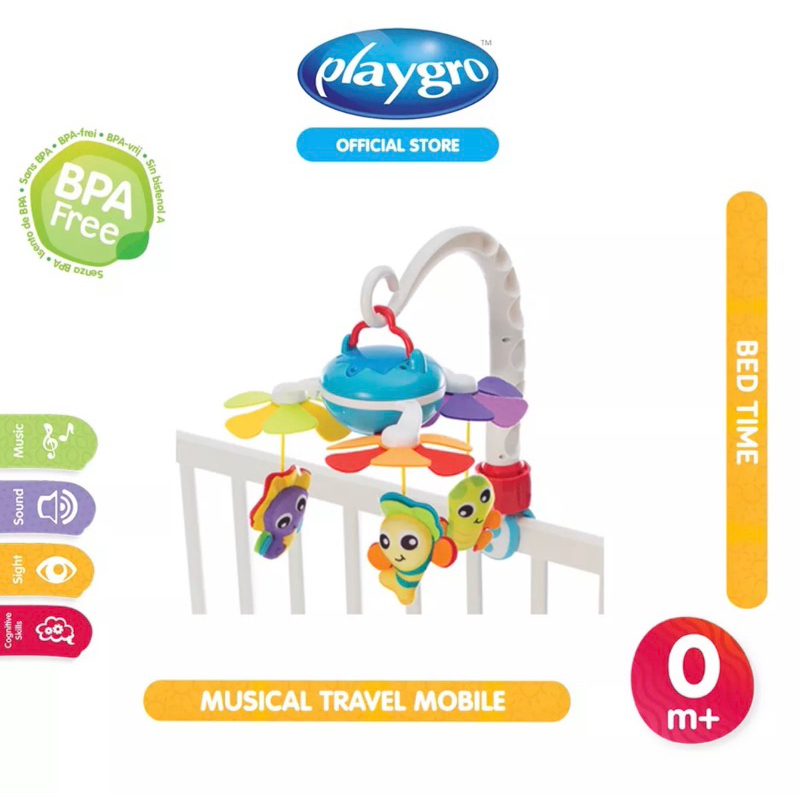 playgro baby musical mobile