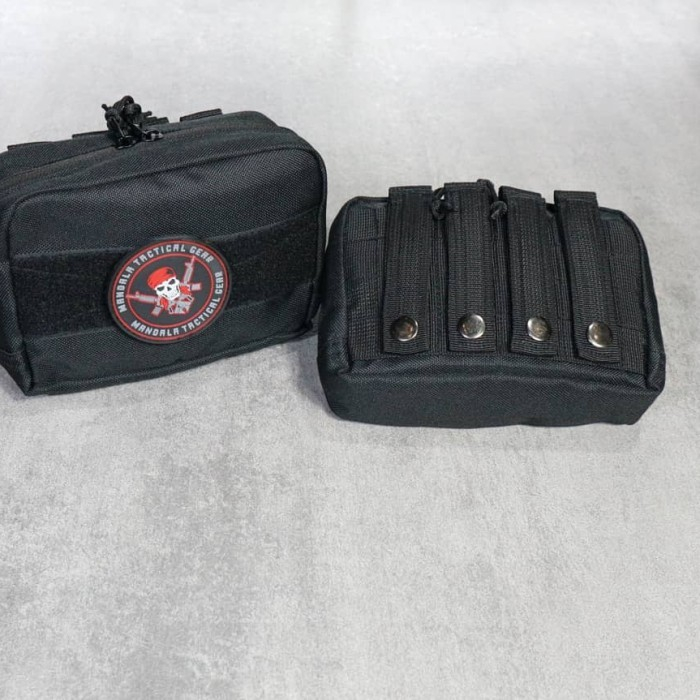 pouch medic hitam / pouch bag hitam / pouch Tactical edc Hitam