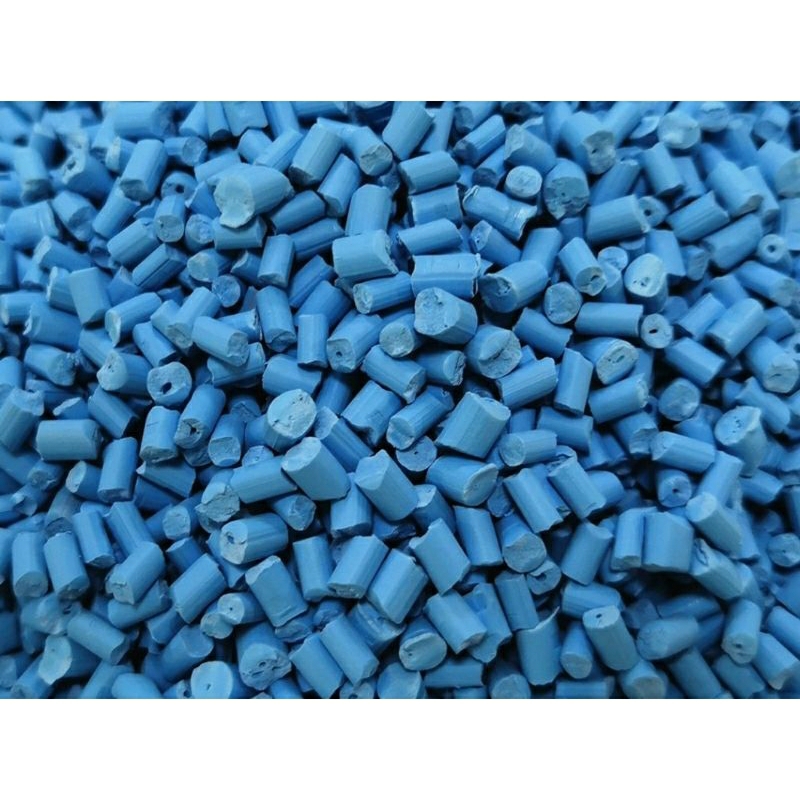 Harga 4kg Murah Biji plastik recycle daur ulang PP Polypropylene polipropilen Biru, Hijau,