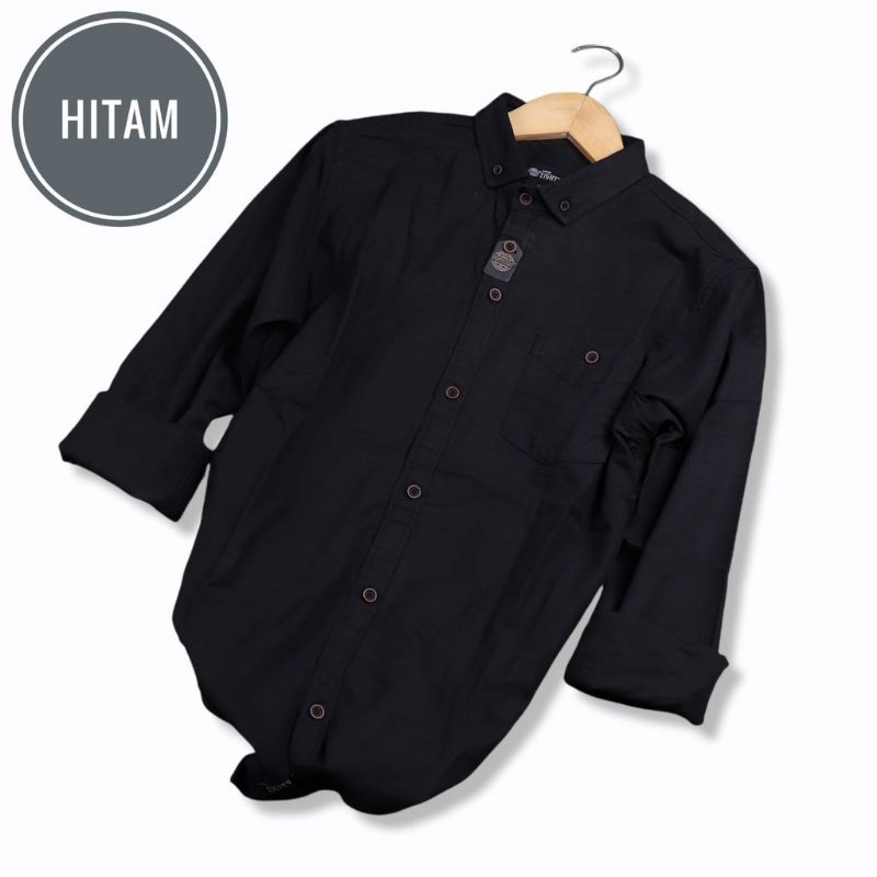 KEMEJA POLOS LENGAN PANJANG BRILL EIGHTY EIGHT (88)