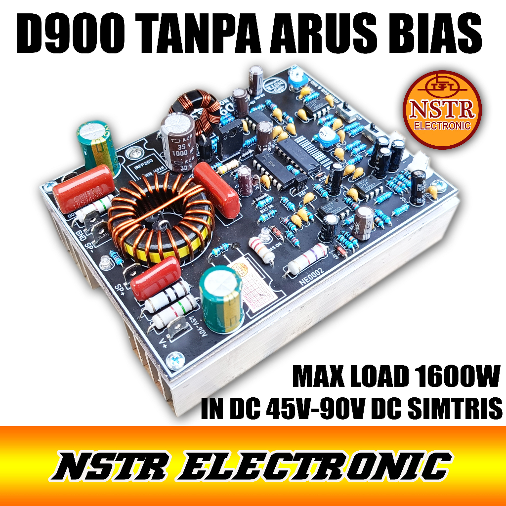 D900 TANPA ARUS BIAS EXTERNAL FITUR SUBWOOFER DAN MIDHIGH