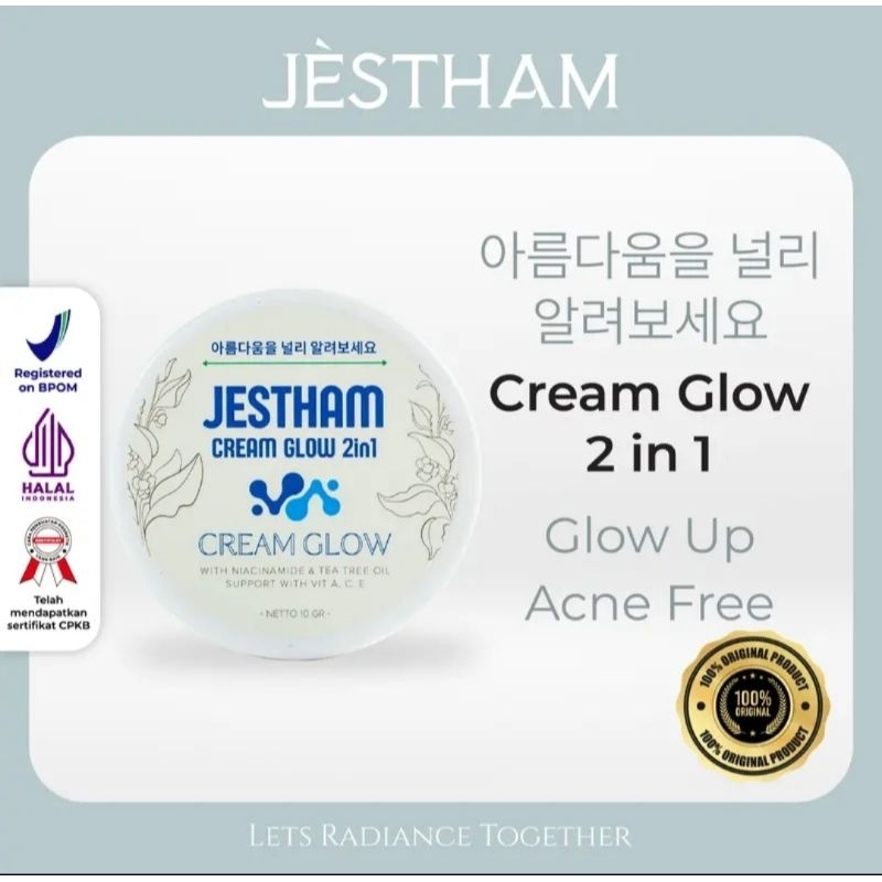 Jestham cream glow 2in1 Serum Glow jestham READY