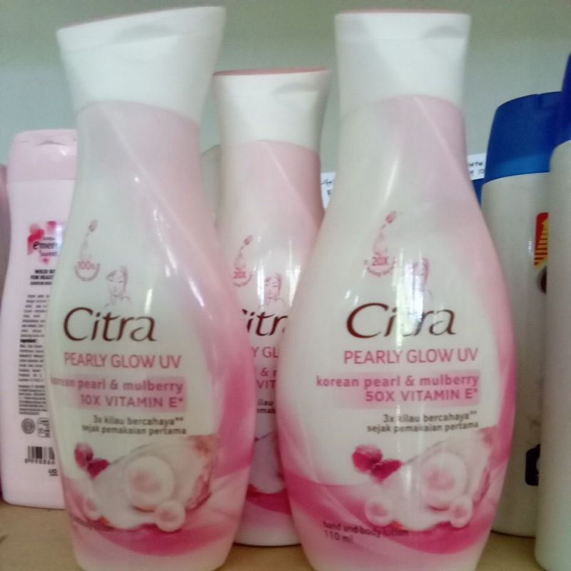 Citra hand body pearly glow up 120 ml