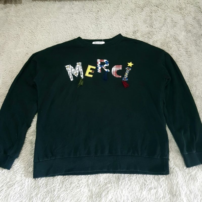 CN SWEATER HITAM "ECOLIER"