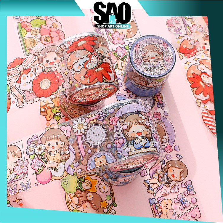 

SAO - 5895 Washitape Sticker Karakter Bahan PVC / Sticker Karakter Anak Roll / Sticker Rolling Lucu Karakter Besar / Sticker Roll Lucu