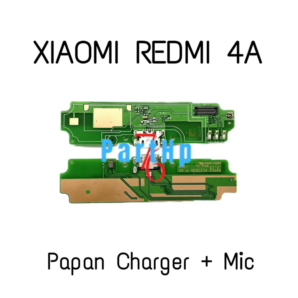 PCB Connector Charger &amp; Mic Xiaomi Redmi 4A - Papan Casan