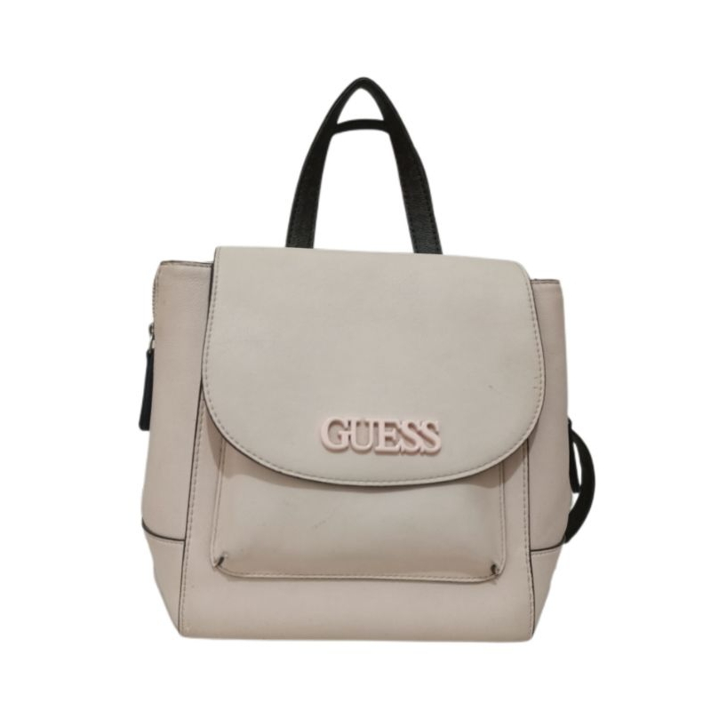 GUESS TAS WANITA 2 IN 1 BISA UNTUK RANSEL DAN TAS SELEMPANG [ PRELOVED ]