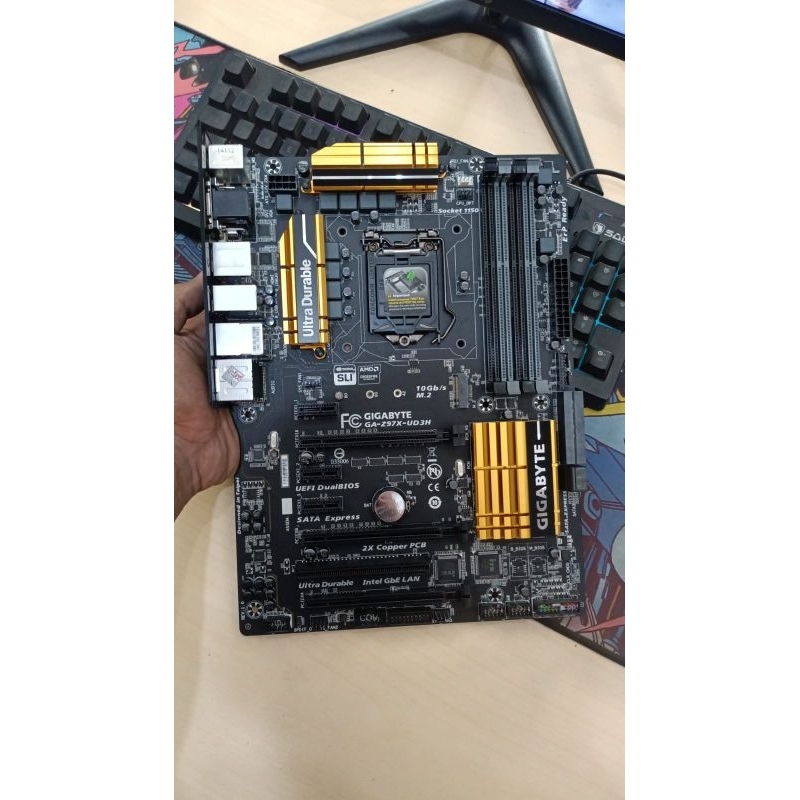 Motherboard Gigabyte GA-Z97X-UD3H-BK DDR 3 Socket Lga 1150 Generasi 4