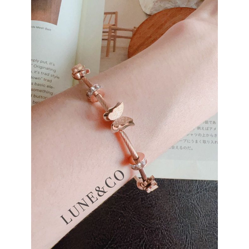 Gelang Kupu Fashion Korea Titanium