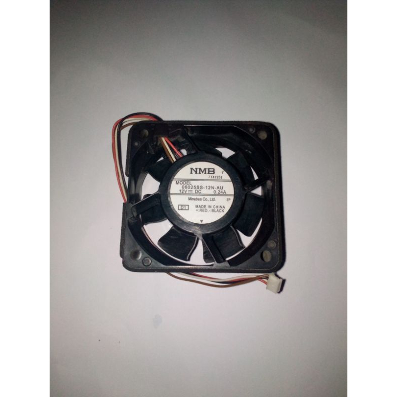 FAN 6CM KIPAS PROYEKTOR ORIGINAL NMB 06025SS-12N-AU 12V 0.24A 4PIN GARANSI