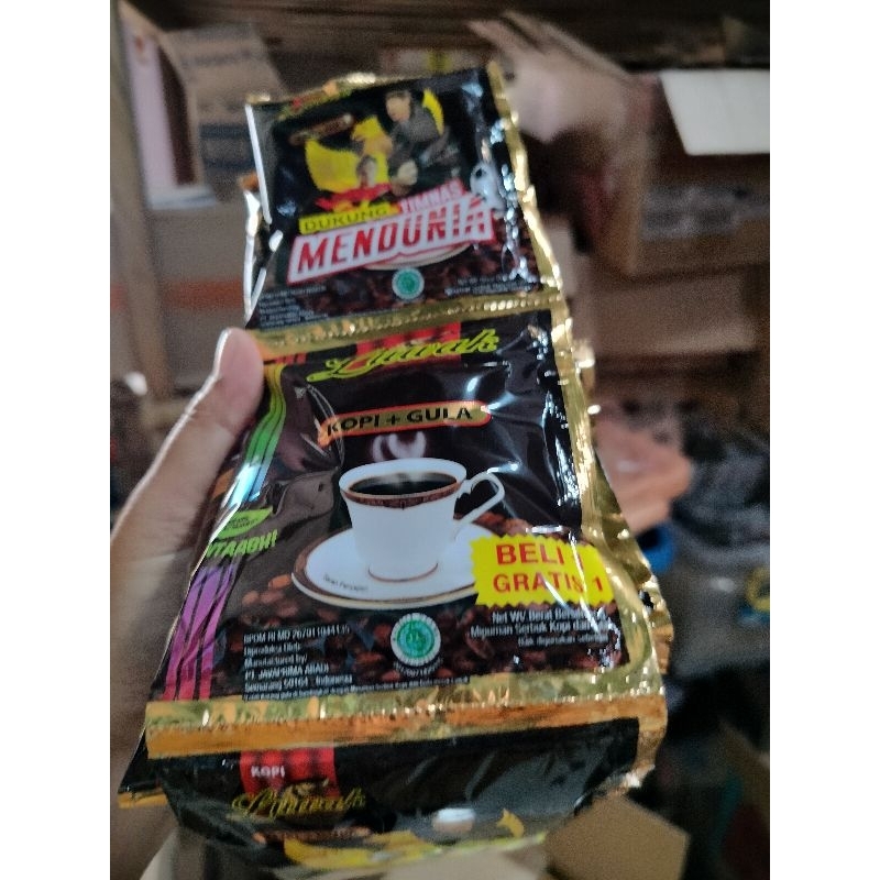 

Kopi Luwak Hitam Kopi + Gula 15pcs