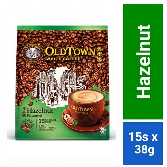 

OLDTOWN White Coffee 3in1 Hazelnut Malaysia (38g x 15 sachet)