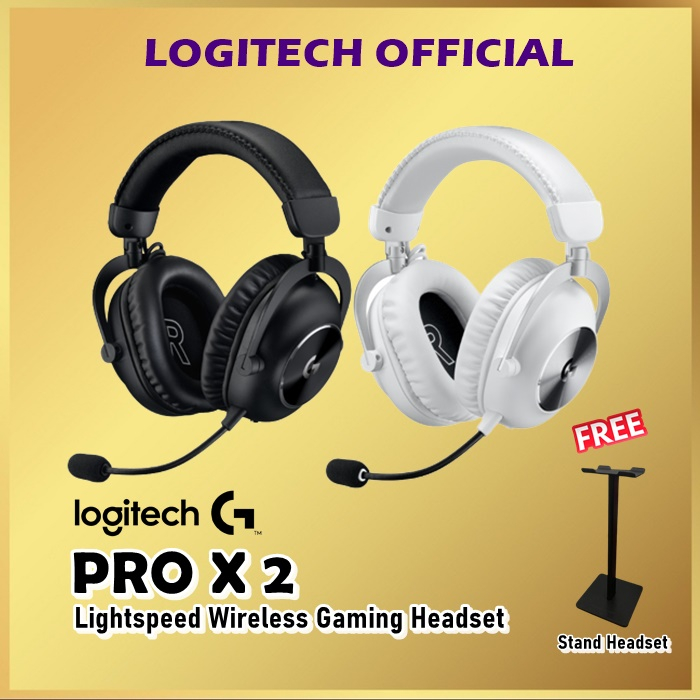 Logitech G PRO X 2 LIGHTSPEED Headset Gaming Wireless Bluetooth GPRO