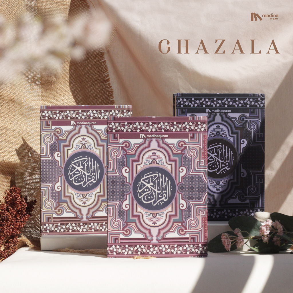 Madinaquran - Mushaf Al Quran Terjemahan Ghazala Hard Cover Ukuran A5 Sampul Elegant & Klasik