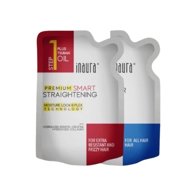 INAURA MAGIC STRAIGHT SMOOTHING KERTAIN SYSTEM 1 &amp; 2  130ML