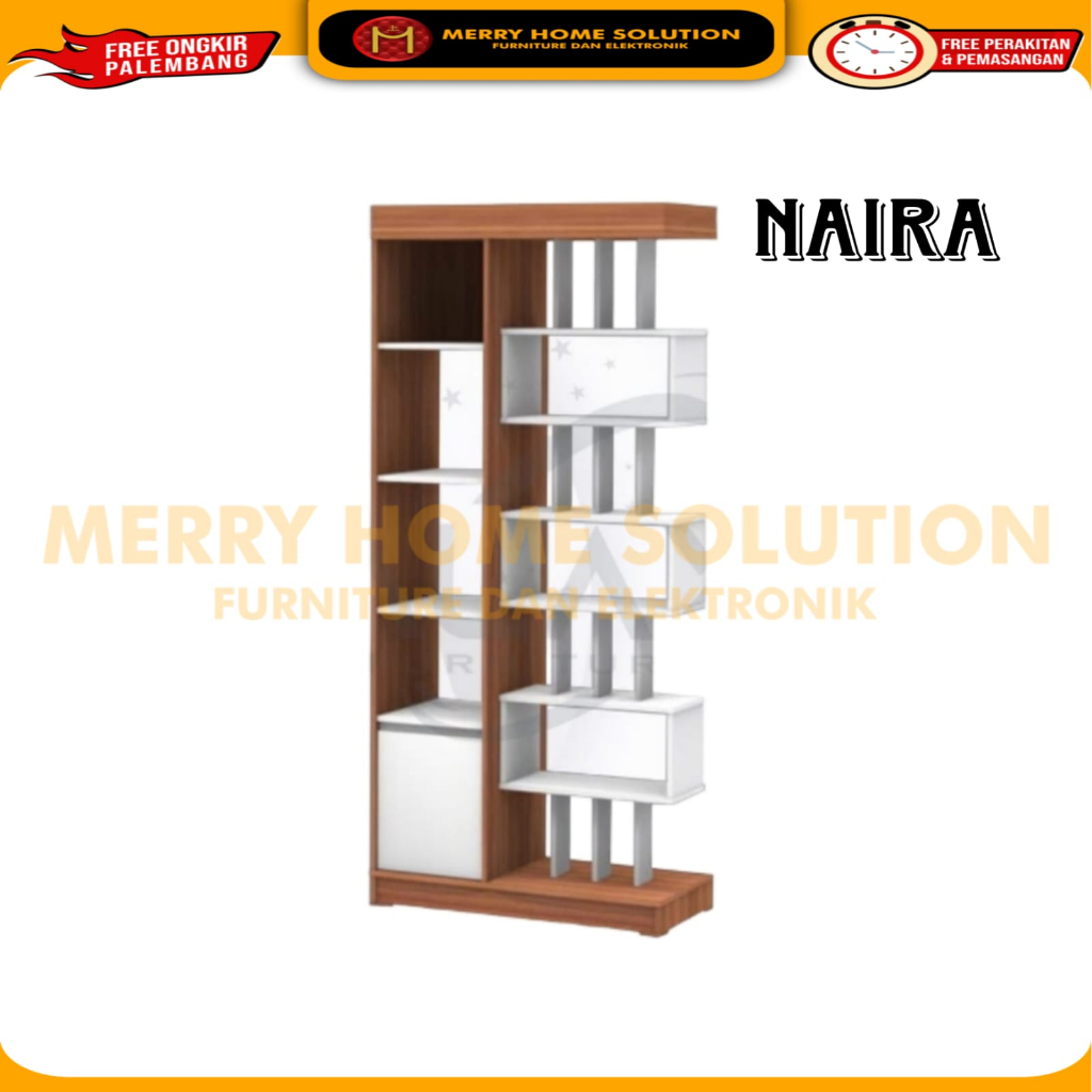 buffet penyekat ruangan toppan LHD NAIRA lemari penyekat rak panjang