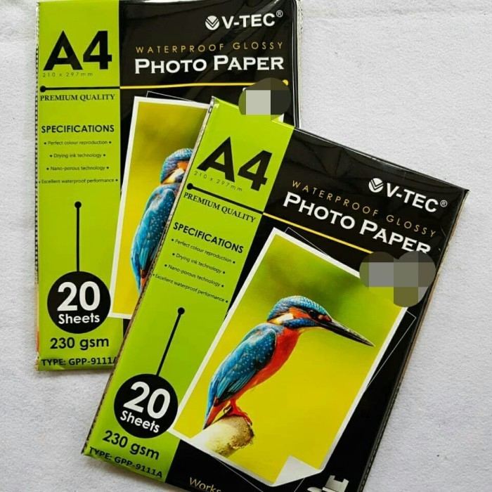 

Kertas Photo Glossy Paper A4