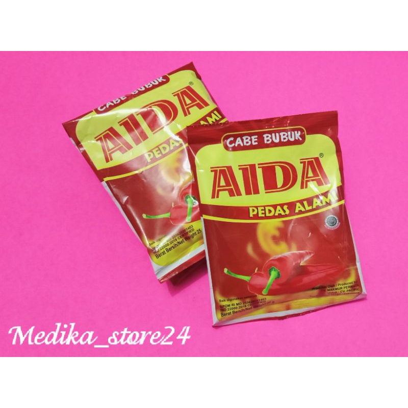 

Aida cabe bubuk pedas alami 25 gr