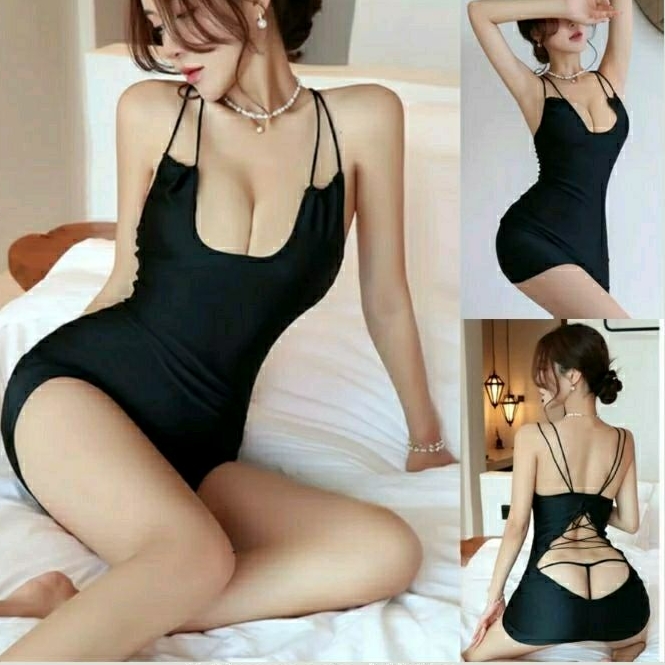SEXY LINGERIE DRESS BAJU SEXY WANITA A1203BK