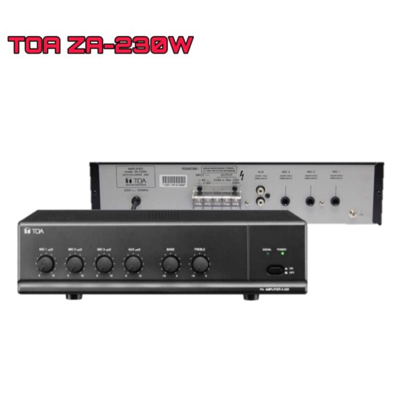 Ampli Toa / Mixer Power Amplifier Toa ZA 2030