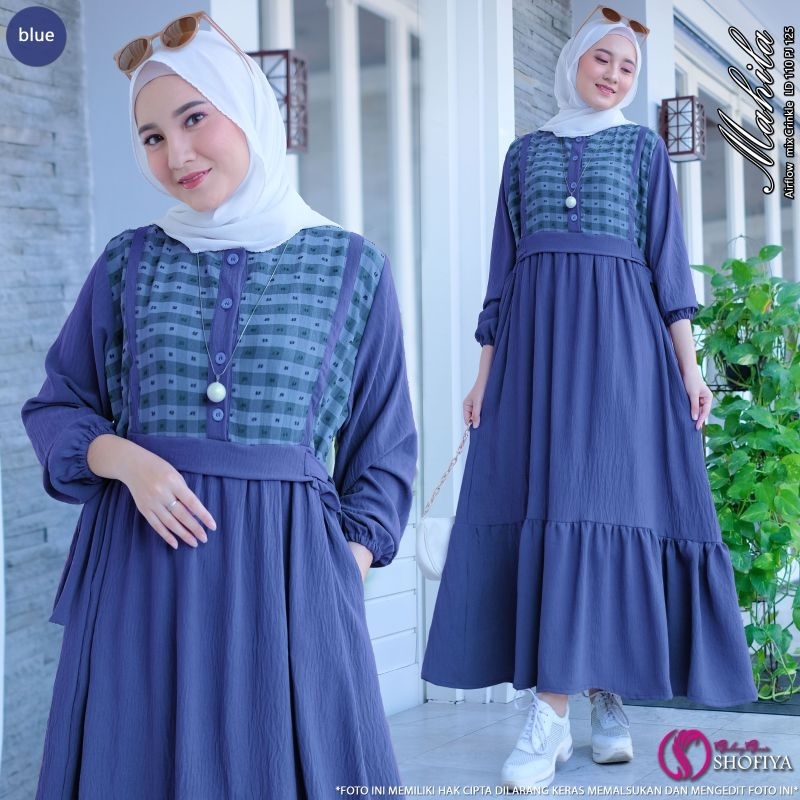 [READY] Mahila By Shofiya Dress Terbaru Busui LD 110