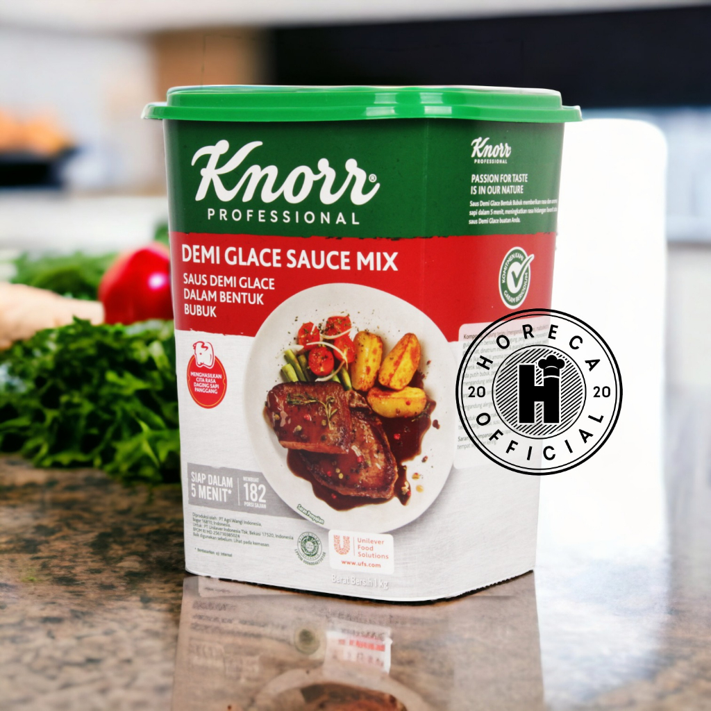 

Knorr Demi Glace Sauce Mix 1kg | Saus Demi Glace Dalam Bentuk Bubuk 1kg