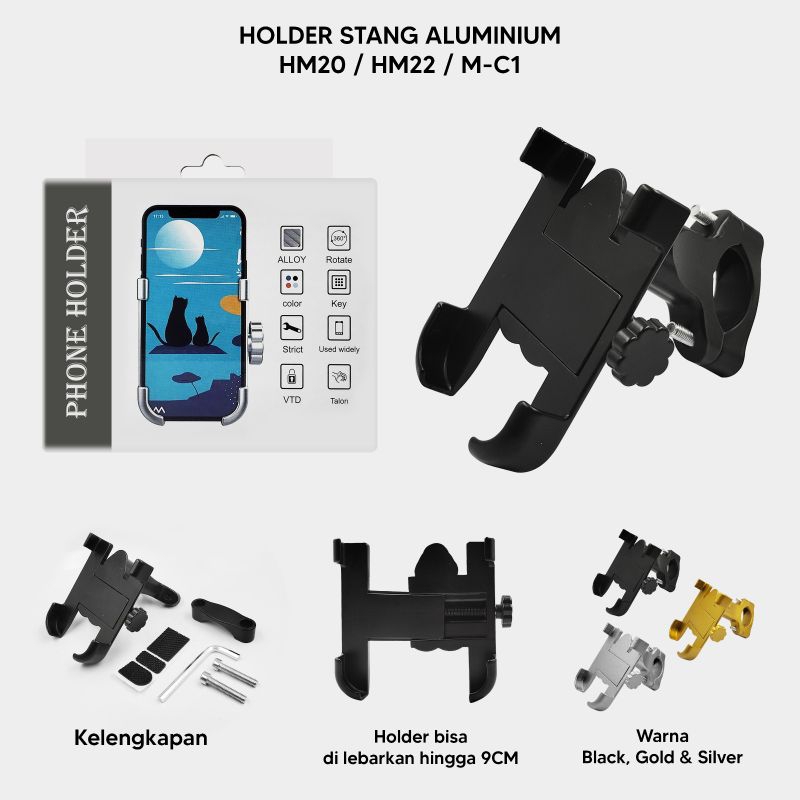 PHONE STAND HOLDER HANDPHONE HM20 BAHAN BESI