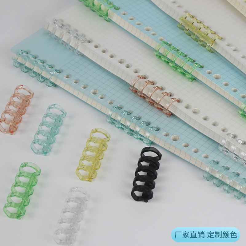 MURMURE | DIY RING BINDER PLASTIK SPIRAL 30 HOLES LUBANG UNTUK LOOSE LEAF PAPER A4 B5 A5 A6 A7 PLASTIC BINDER STRIP