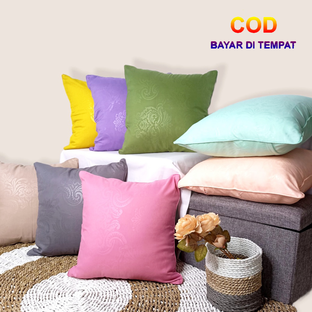 ✅COD Bantal Sofa Kursi Hotel 50x50 Aneka Warna