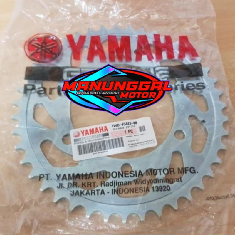Gear Gir Rantai Belakang R25 YZF 25 MT25 1WD-F5443-00 Original Yamaha