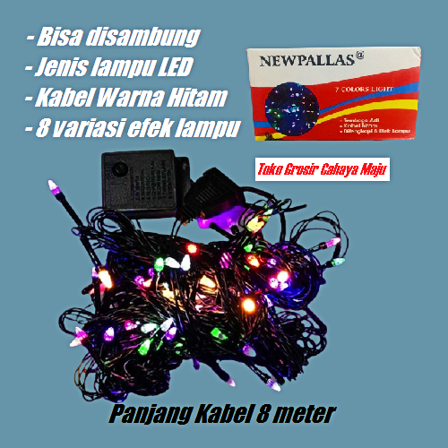 Lampu Tumblr Natal LED Twinkle Light Dekorasi Hias Mix Warna Warni RGB