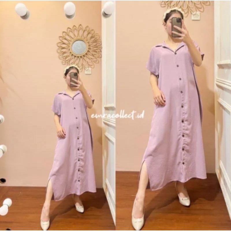 FLASH SALE!!! DRESS FULL KANCING CRINKLE AIRFLOW