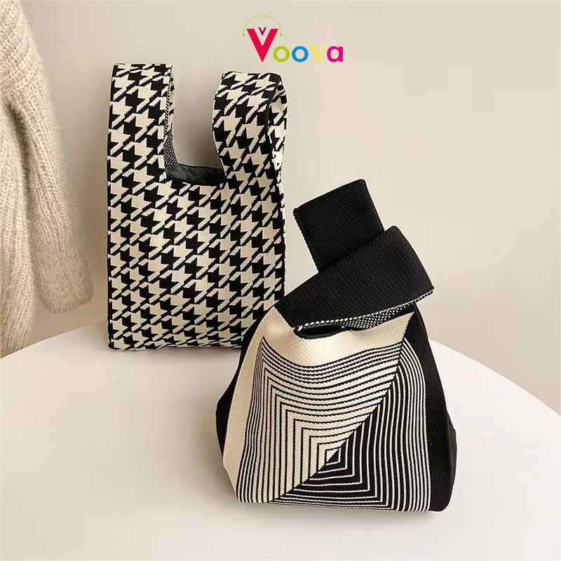 VOOVA Tas Thailand/Tas Tailand/Tas Belanja Rajutan/Tas Tenun/Tas Ponsel/Tas Kasual/Tas Etnik Thailand