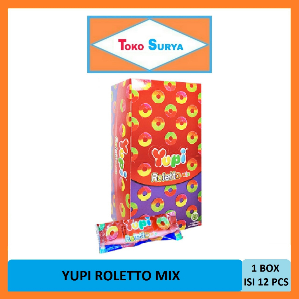 

Yupi Roletto Mix Gummy Candies 12 Pcs x 10 Gr