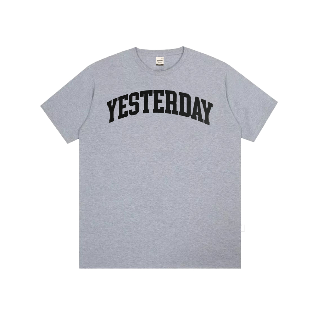 Yesterday T-Shirt Grens Grey Misty