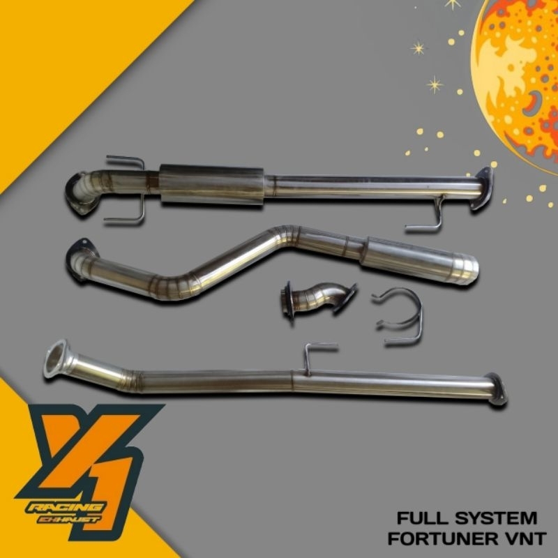KNALPOT FULLSYSTEM FORTUNER VNT