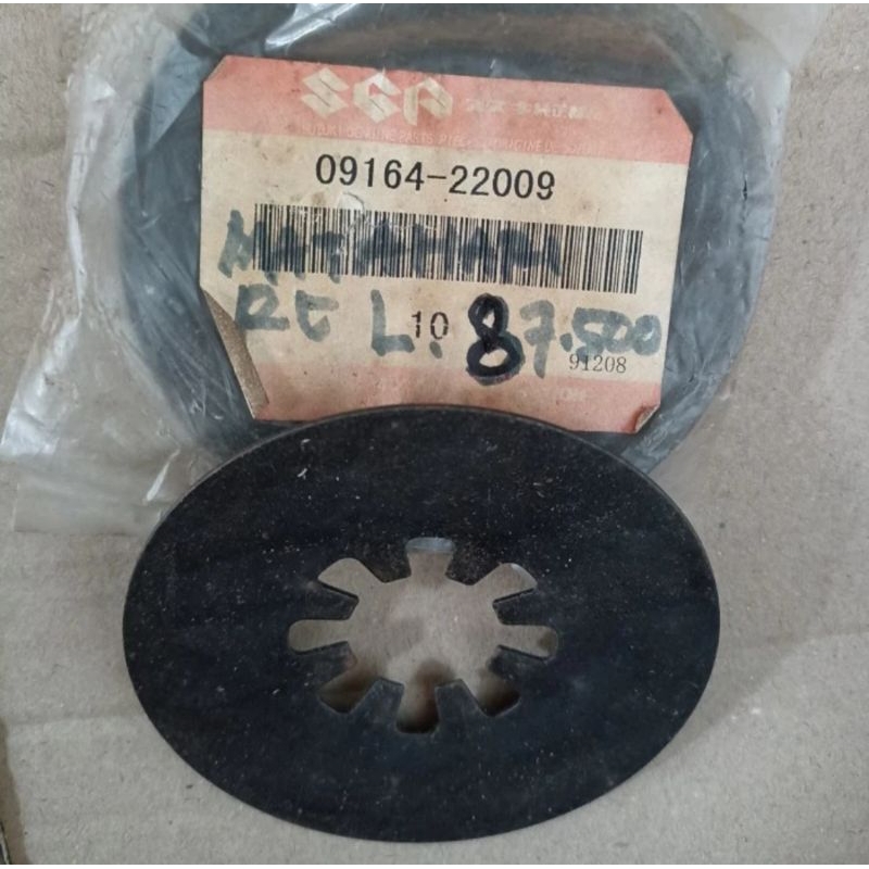 PLAT DIAFRAGMA MATAHARI SUZUKI RC80 RC100 RC110 TORNADO CRYSTAL ORI JAPAN 09164-22009