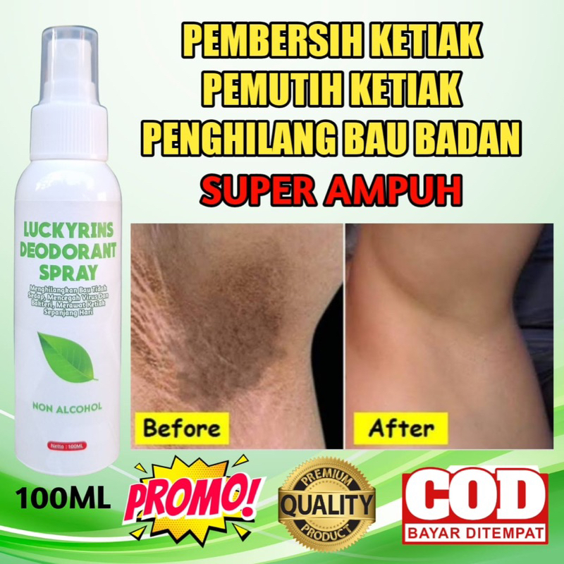 DEODORANT SPRAY PEMBERSIH KETIAK/PEMUTIH KETIAK/PENGHILANG BAU KETIAK