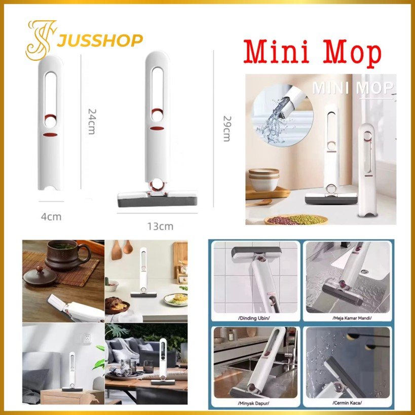 Alat Pel Pembersih Ruangan Mini Mop Home Car Portable Alat Pel Serbaguna