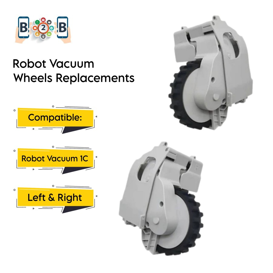 Mi Robot Vacuum Cleaner 1C Wheel Replacement Roda Pengganti Kiri Kanan