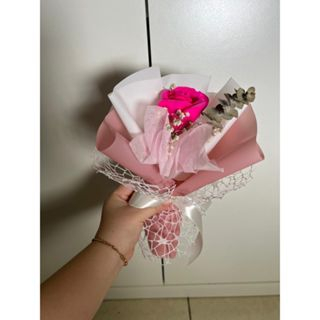 PREMIUM SINGLE ROSE SOAP BOUQUET BUKET BUNGA MAWAR PREMIUM BESAR HADIAH KADO WISUDA VALENTINE